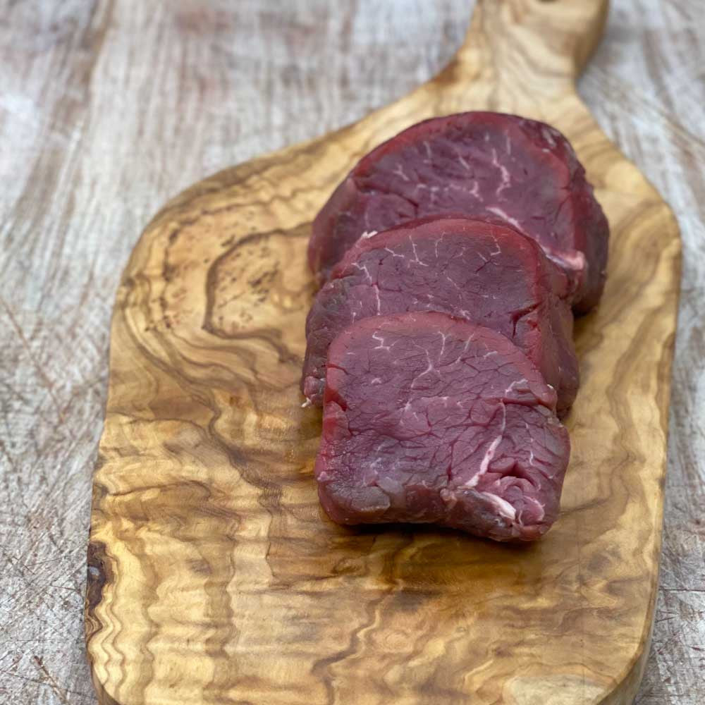 The most tender of steaks, dry aged for a minimum of 30
days to ensure this steak will be full of flavour.