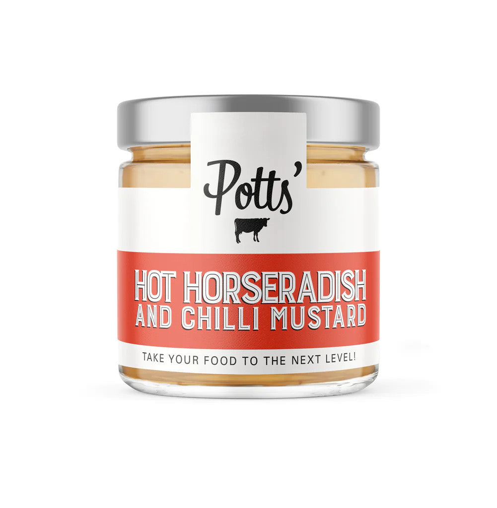 A superb hot horseradish sauce consisting of dijon and wholegrain mustard, horseradish and a little chilli for some extra bite works as a great accompaniment for roast beef