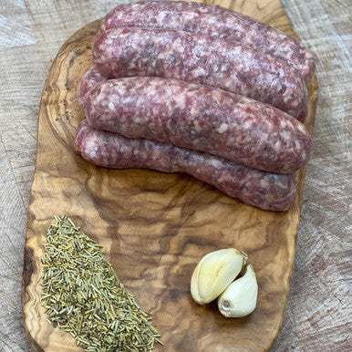 Lamb, Garlic & Rosemary Sausages (6 Pack)