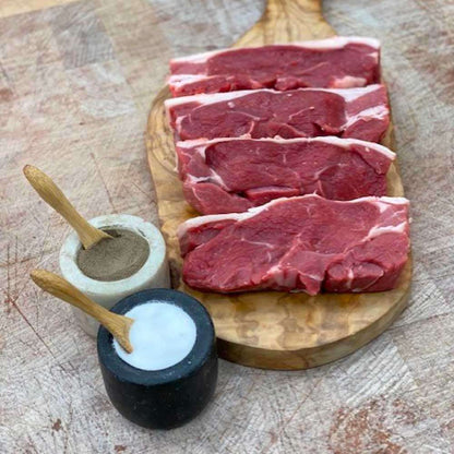 A superbly tender cut of lamb, our grass-fed Lamb Rump Steaks has a stunning fine-grained texture. The addition of fat adds to the ease of cooking as well as adding a beautiful buttery texture and a rich burst of flavour.