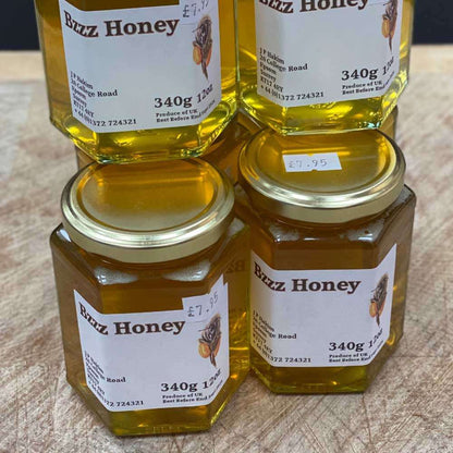 Local honey produced in College Road, Epsom.