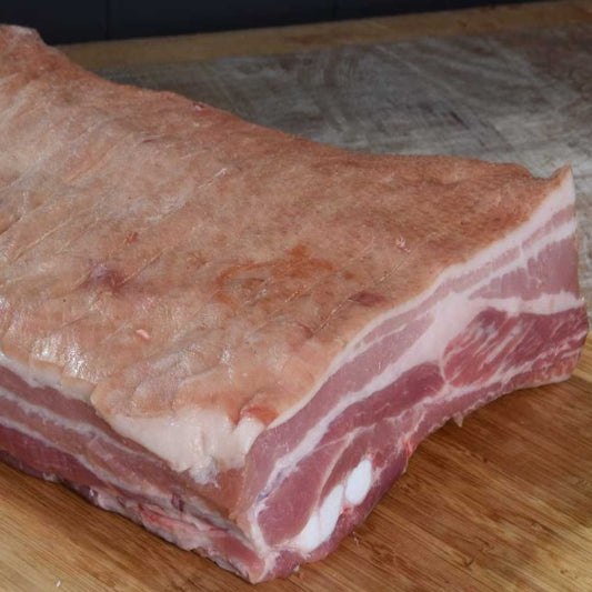 Well suited to grilling or for a nice slow roast. The impressive flavour of the pork belly reflects the rich diets of our free range Middle White pigs which are allowed to mature at their own pace for ultimate flavour.