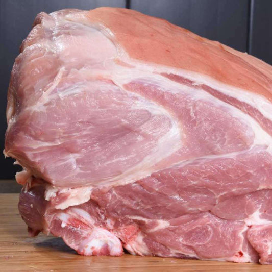 Our favourite pork joint to cook, our Free Range Middle Pork Shoulder is packed full of sweet melting flavour, with a generous amount of fat that renders beautifully when cooked long and slow.