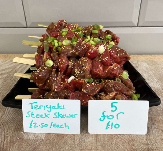 Japanese Style Fillet Steak Skewer