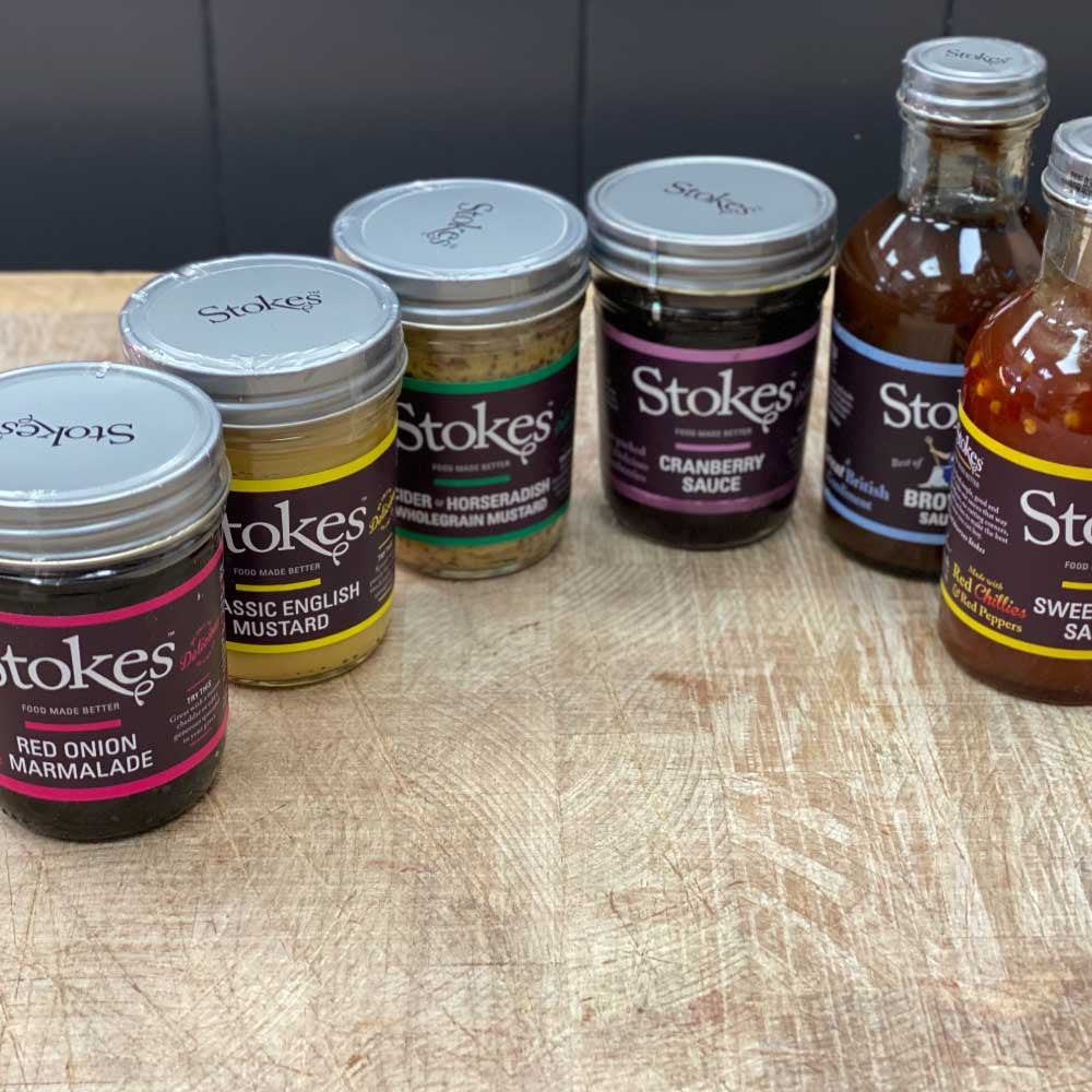 A selection of Stokes Condiments.